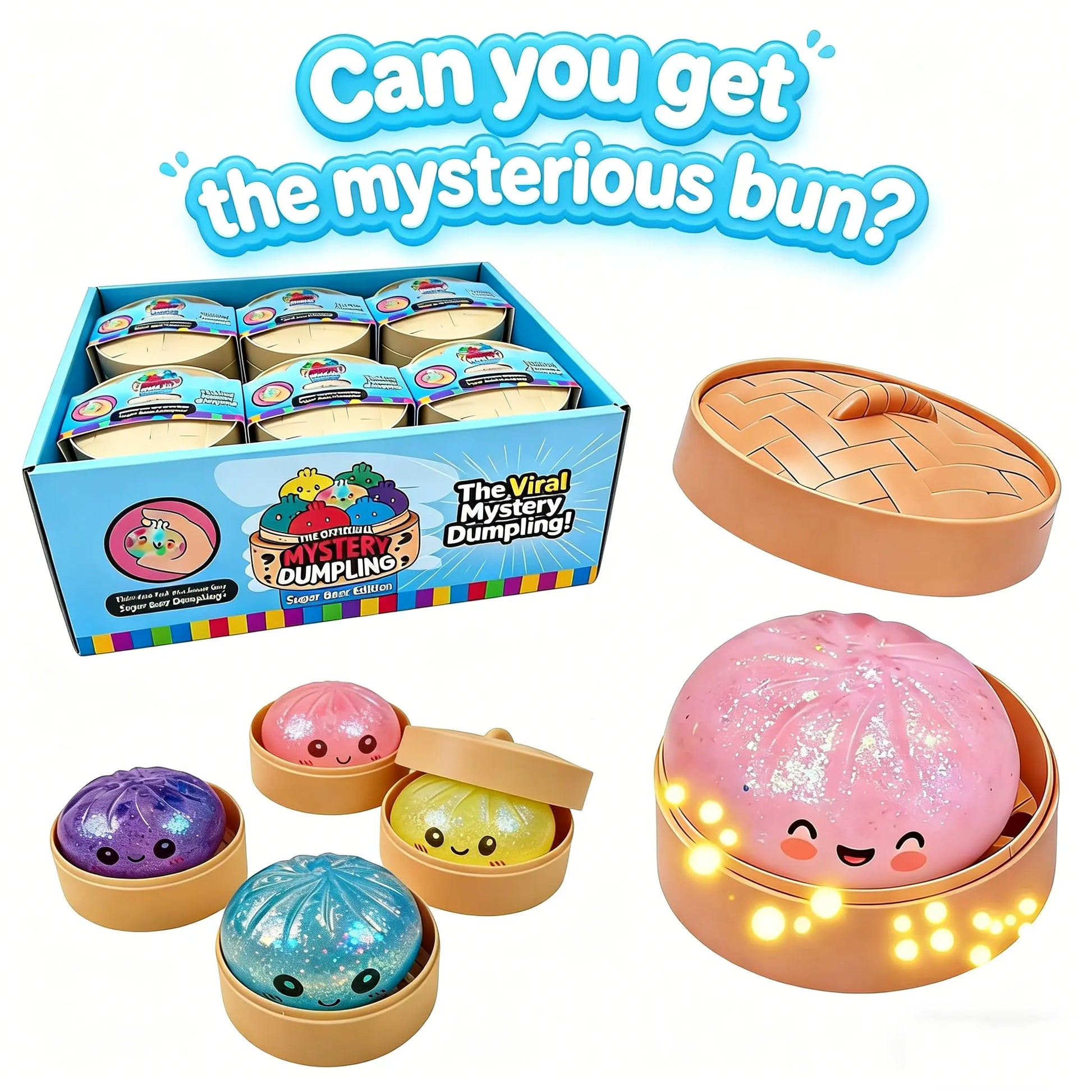 Discover the Joy of Unboxing with the Expressive Big Dumpling Squishy - A Fun Mystery Fidget Toy for Stress Relief and Surprise Gifts!