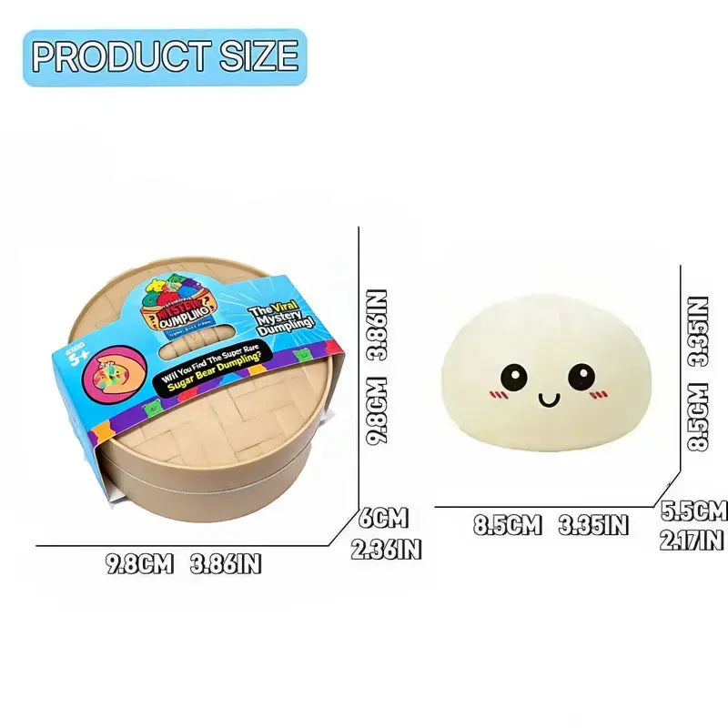 Discover the Joy of Unboxing with the Expressive Big Dumpling Squishy - A Fun Mystery Fidget Toy for Stress Relief and Surprise Gifts!